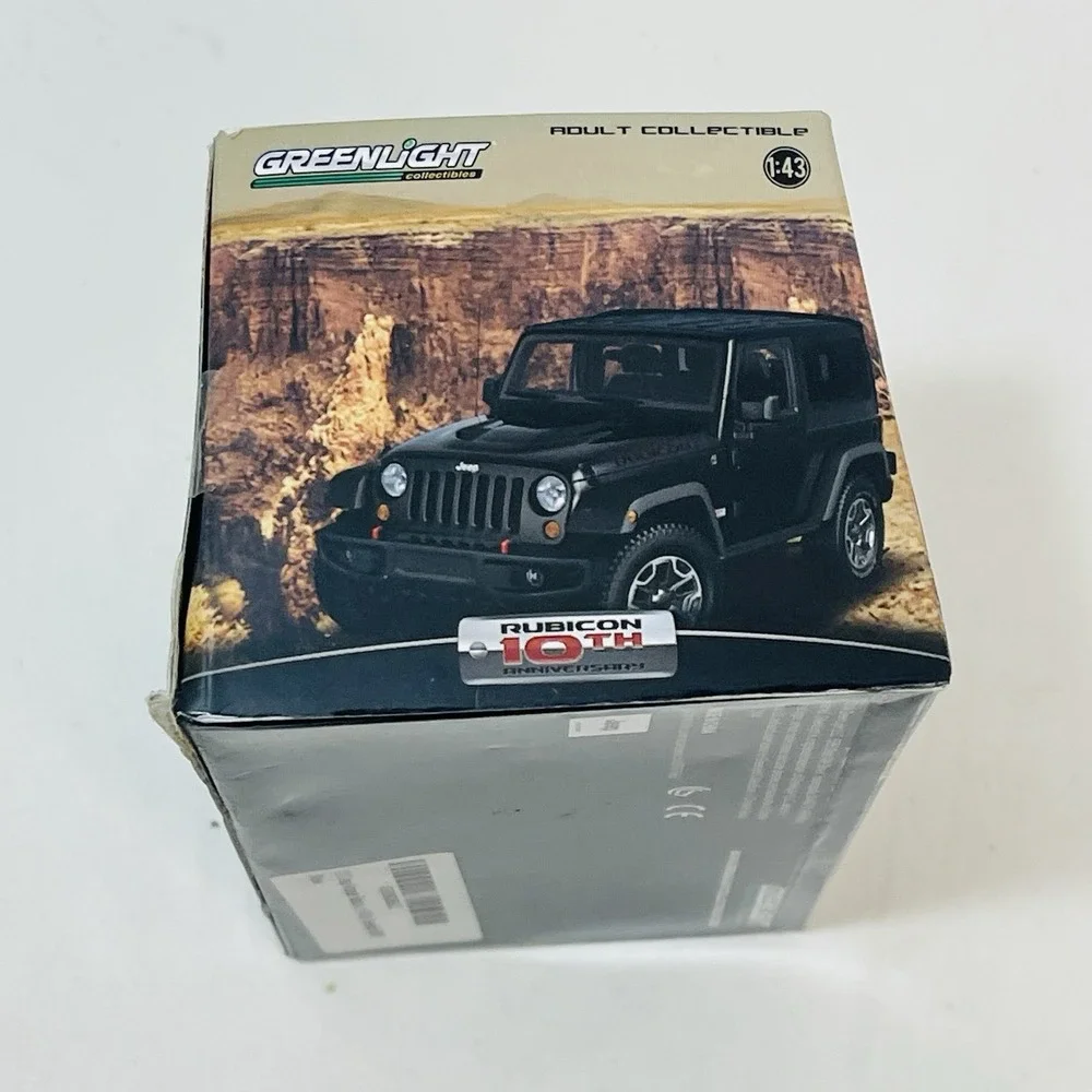 Greenlight 2013‎ Jeep Wrangler Rubicon 10th Anniversary, Black, 1:43